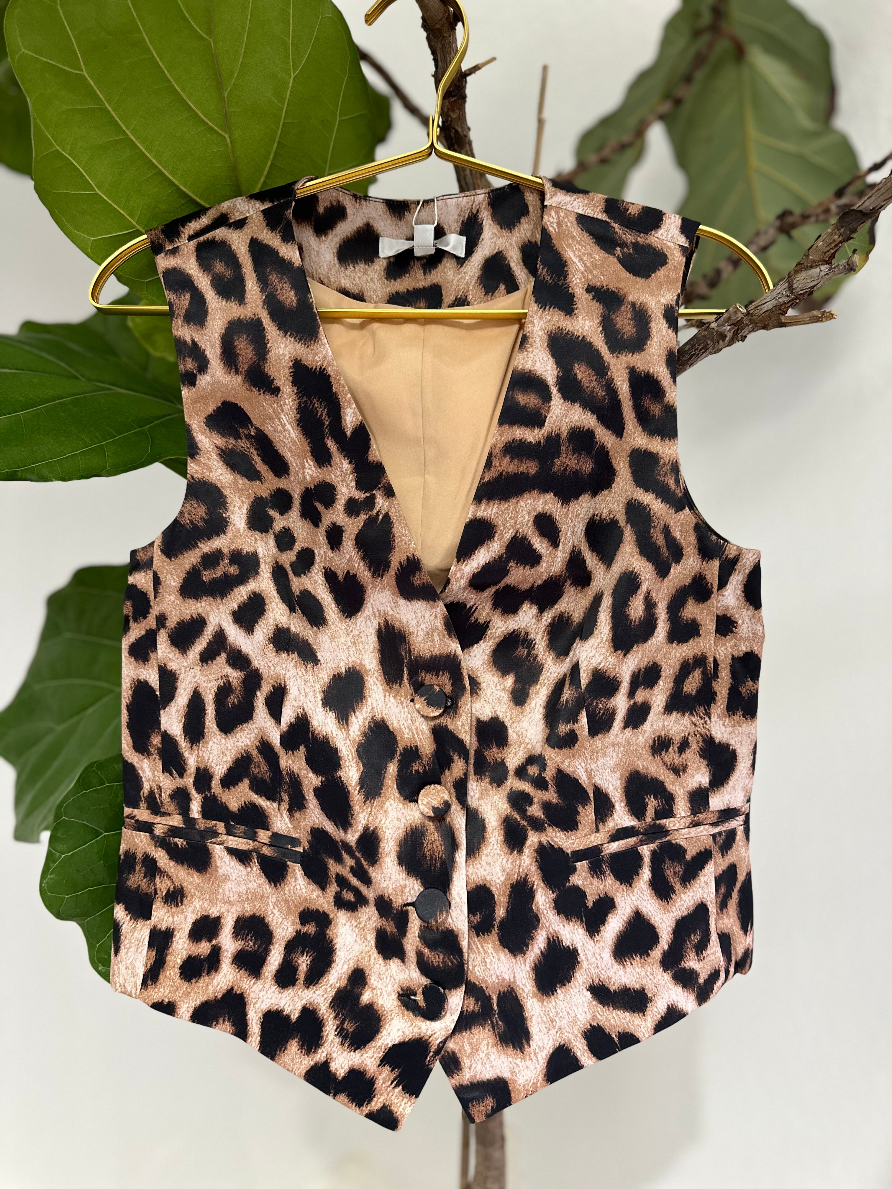 LEOPARD VEST