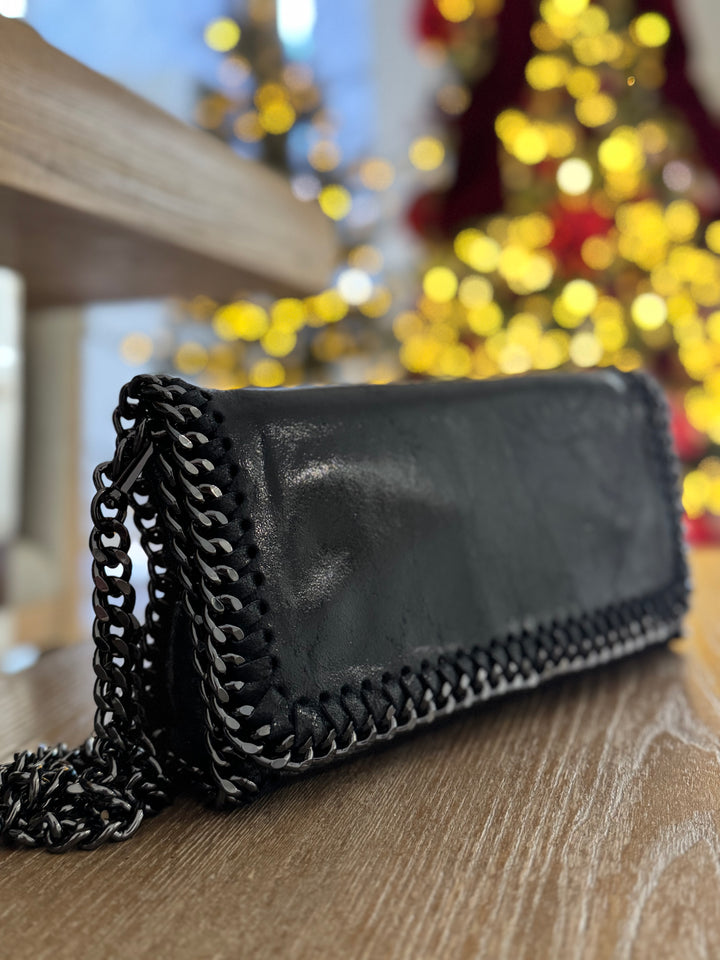 ESTELLA LEATHER CLUTCH