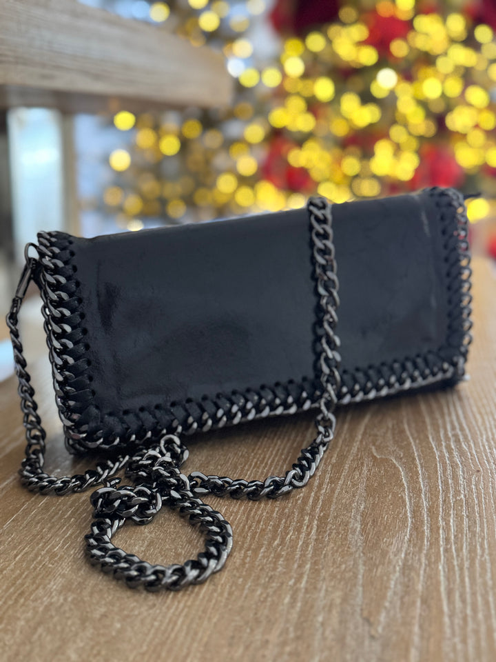 ESTELLA LEATHER CLUTCH