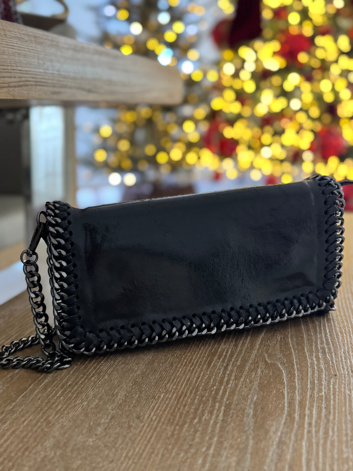 ESTELLA LEATHER CLUTCH