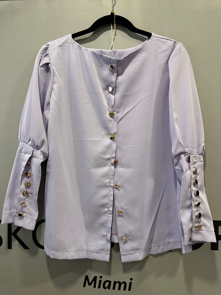 GOLD BUTTONS BLOUSE
