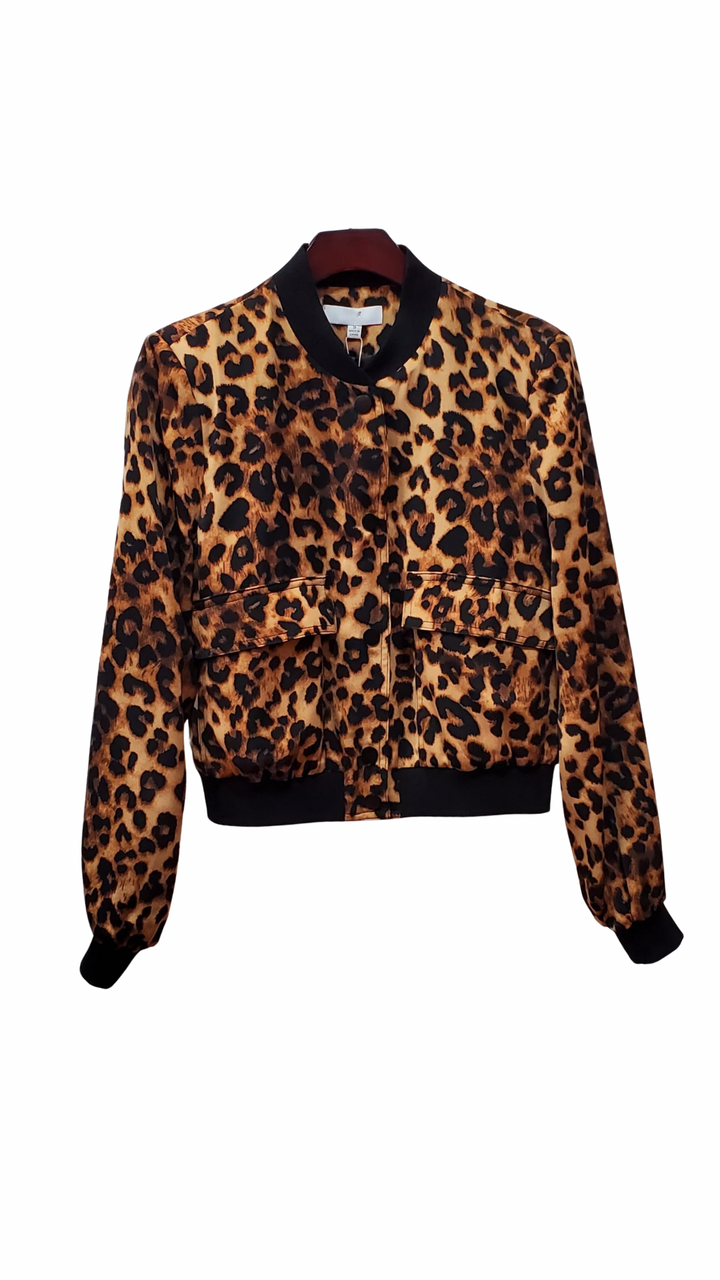 LEOPARDO BOMBER JACKET